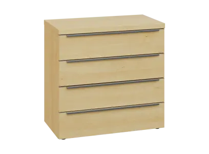 SIN 2 - 84Z kancelářská skříň, 4-zásuvková, 770x800x400, javor horský